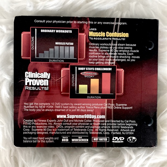 SUPREME 90-DAY Workout DVD Set - 10 DVDS - Picture 14 of 14